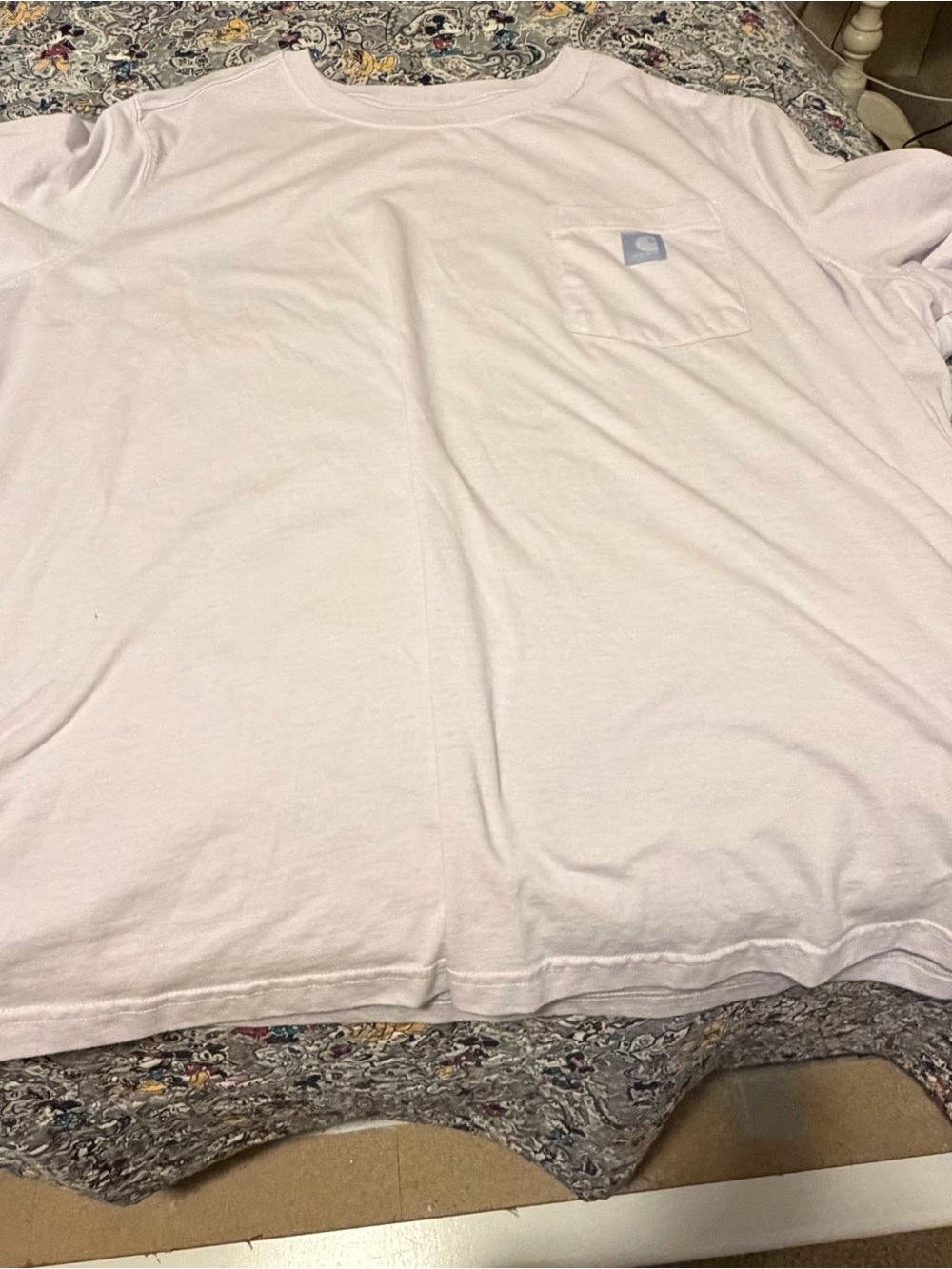 Carhartt Pastel Purple Short Sleeve Pocket Tee